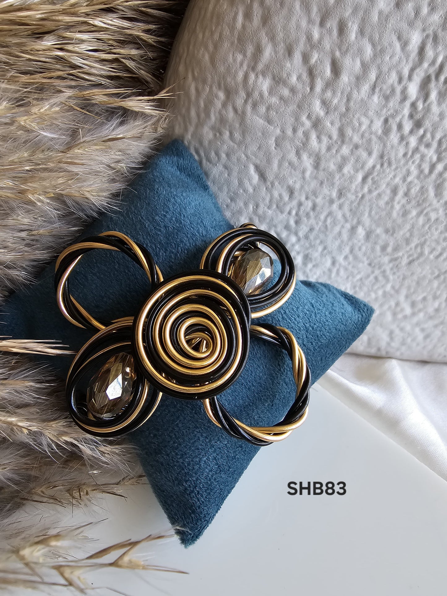 Twist Bloom Statement Cuff