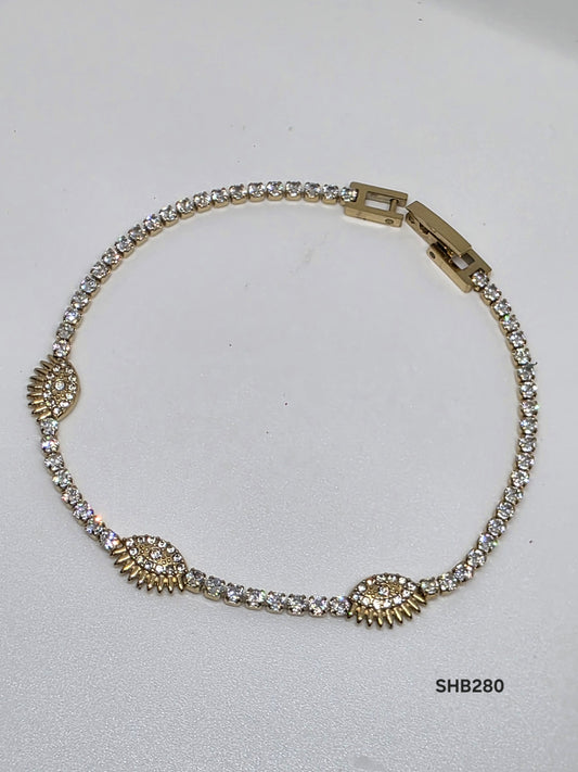Aurelia Evil Eye Tennis Bracelet