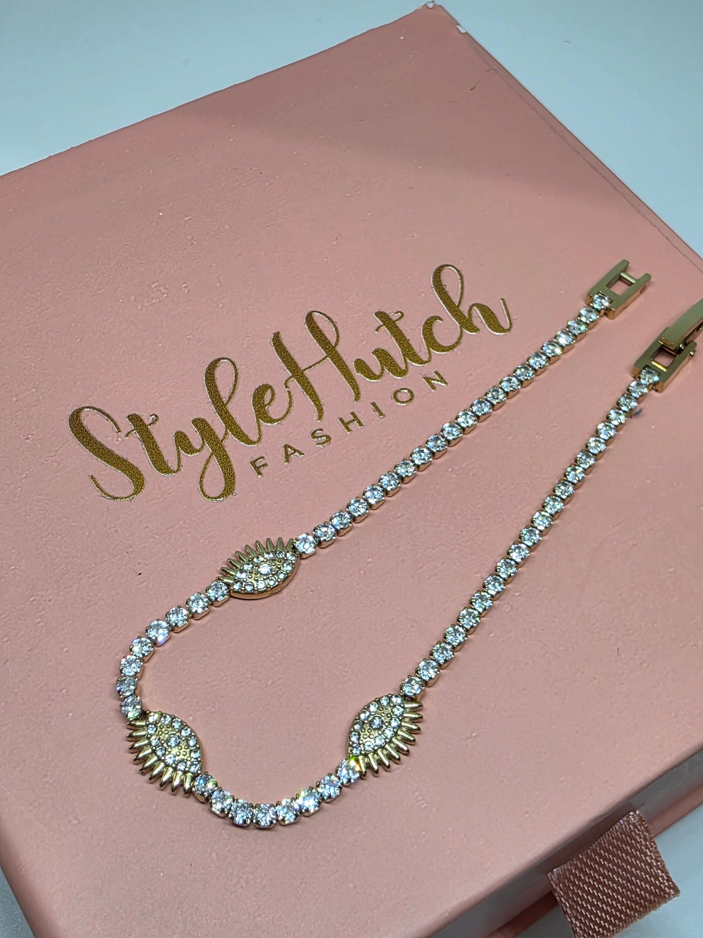 Aurelia Evil Eye Tennis Bracelet