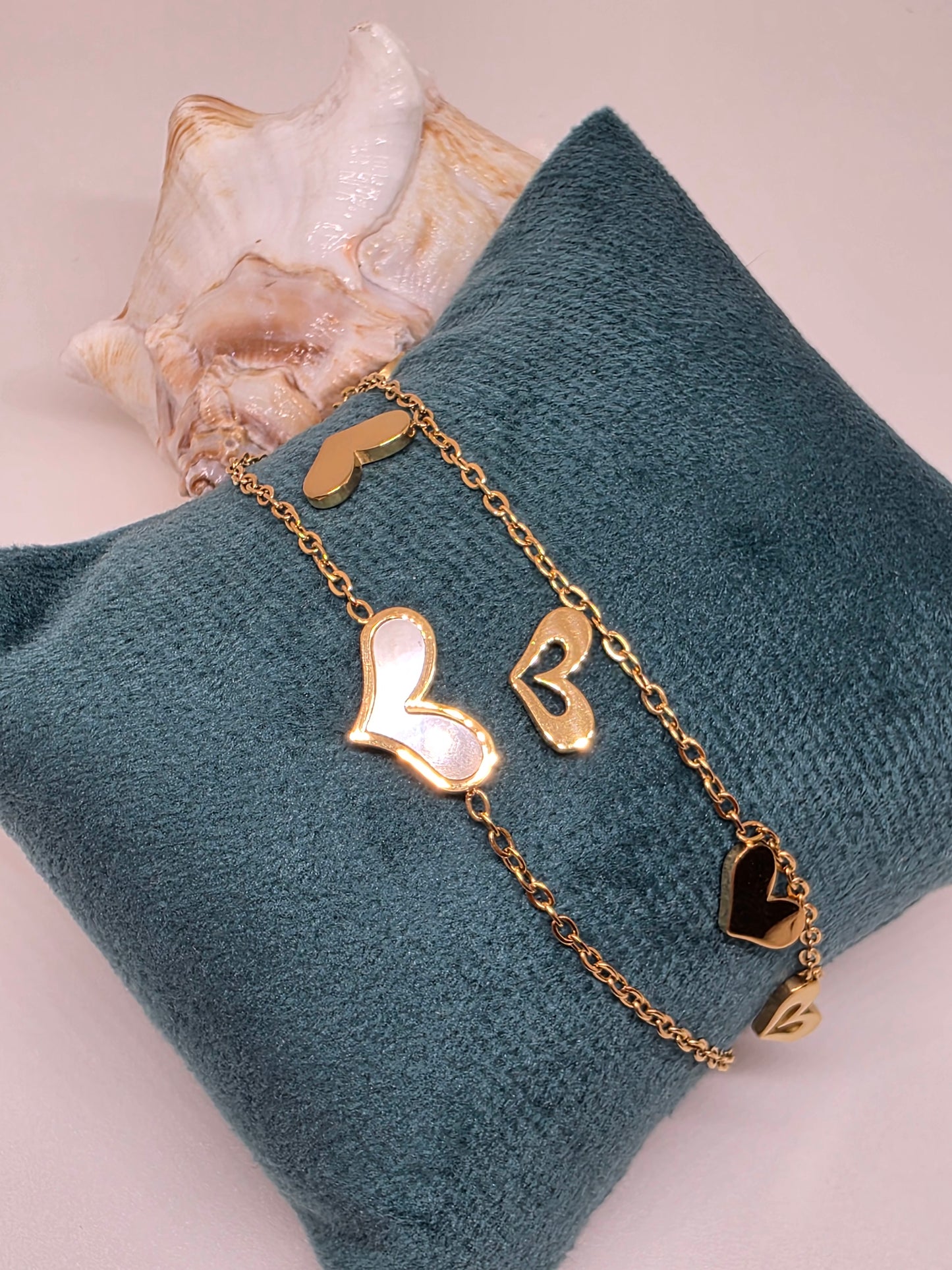 The Eternal Romance Double-Layer Heart Bracelet