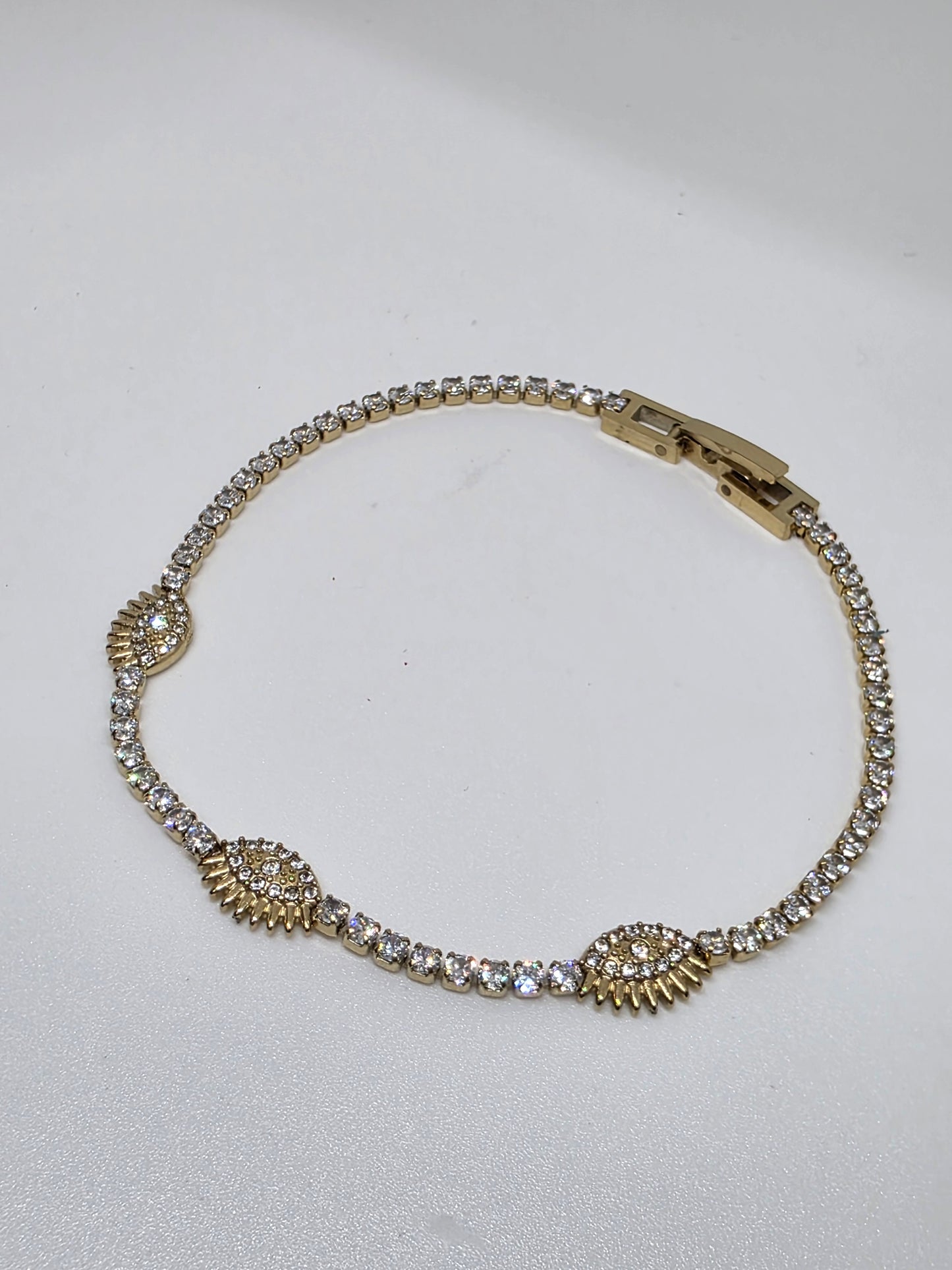 Aurelia Evil Eye Tennis Bracelet