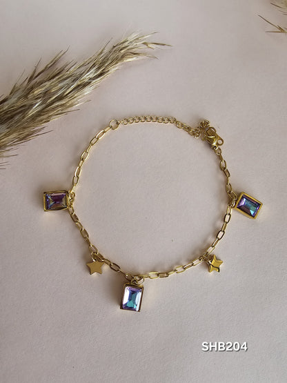 Celestial Glam Charm Bracelet