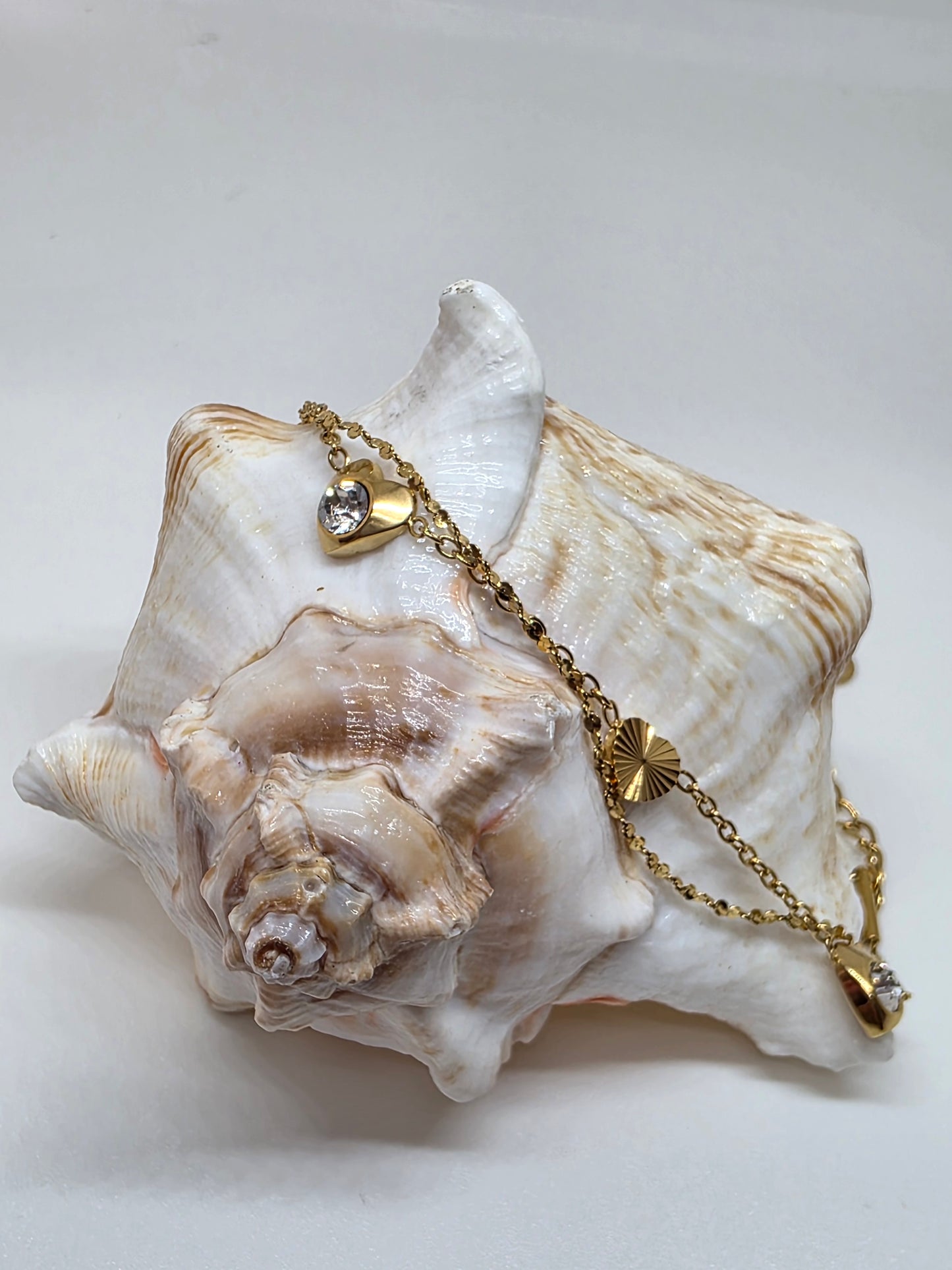 Golden Solstice Heart Bracelet
