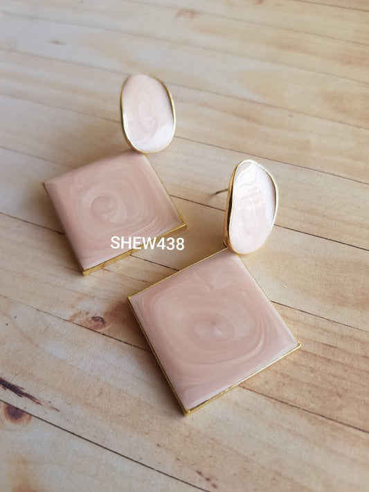 Swirl Geometric Earring