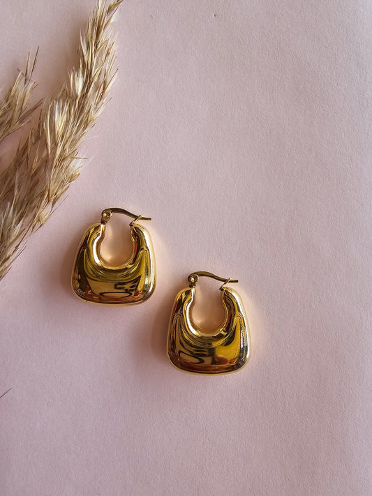 Molten Gold Hoops