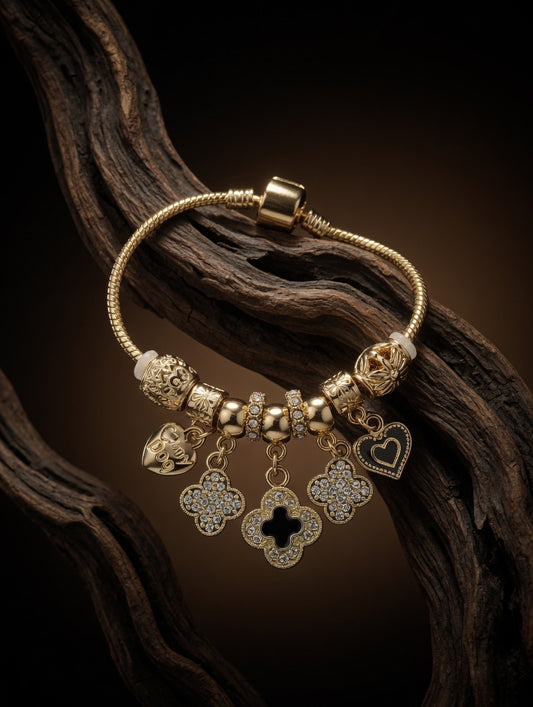 Royal Glow Charm Bracelet