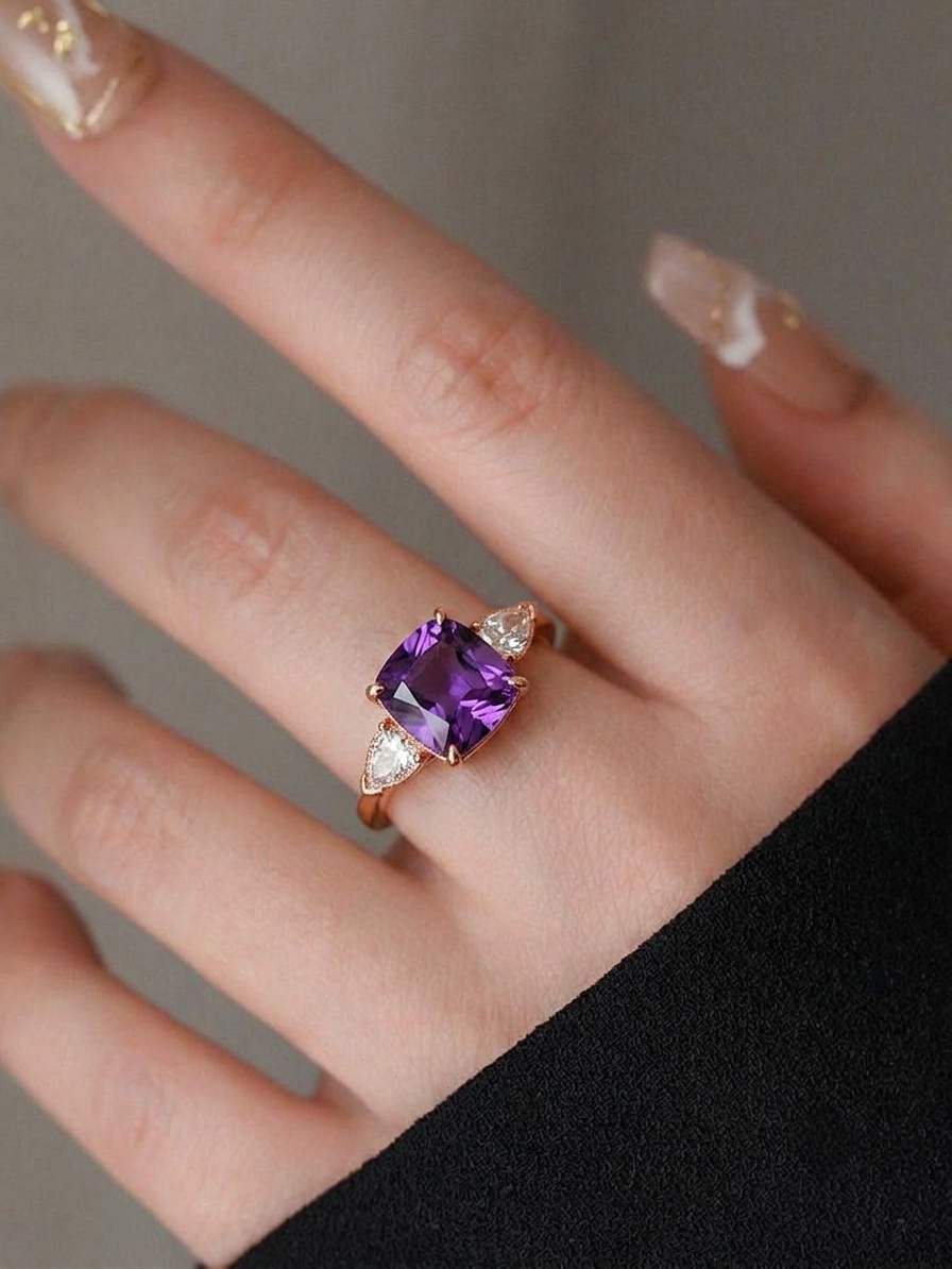 The Twilight Cushion Trilogy Ring