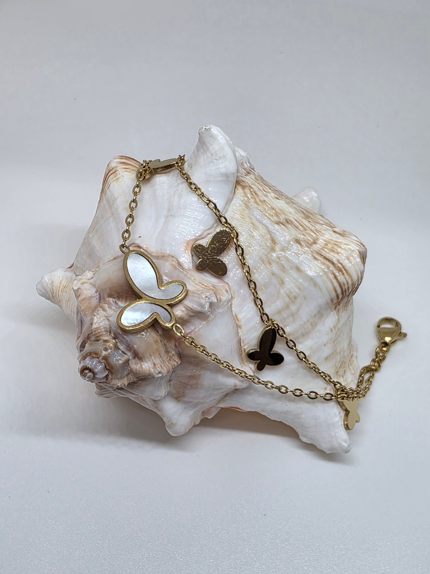 The Fluttering Grace Double-Layer Butterfly Bracelet